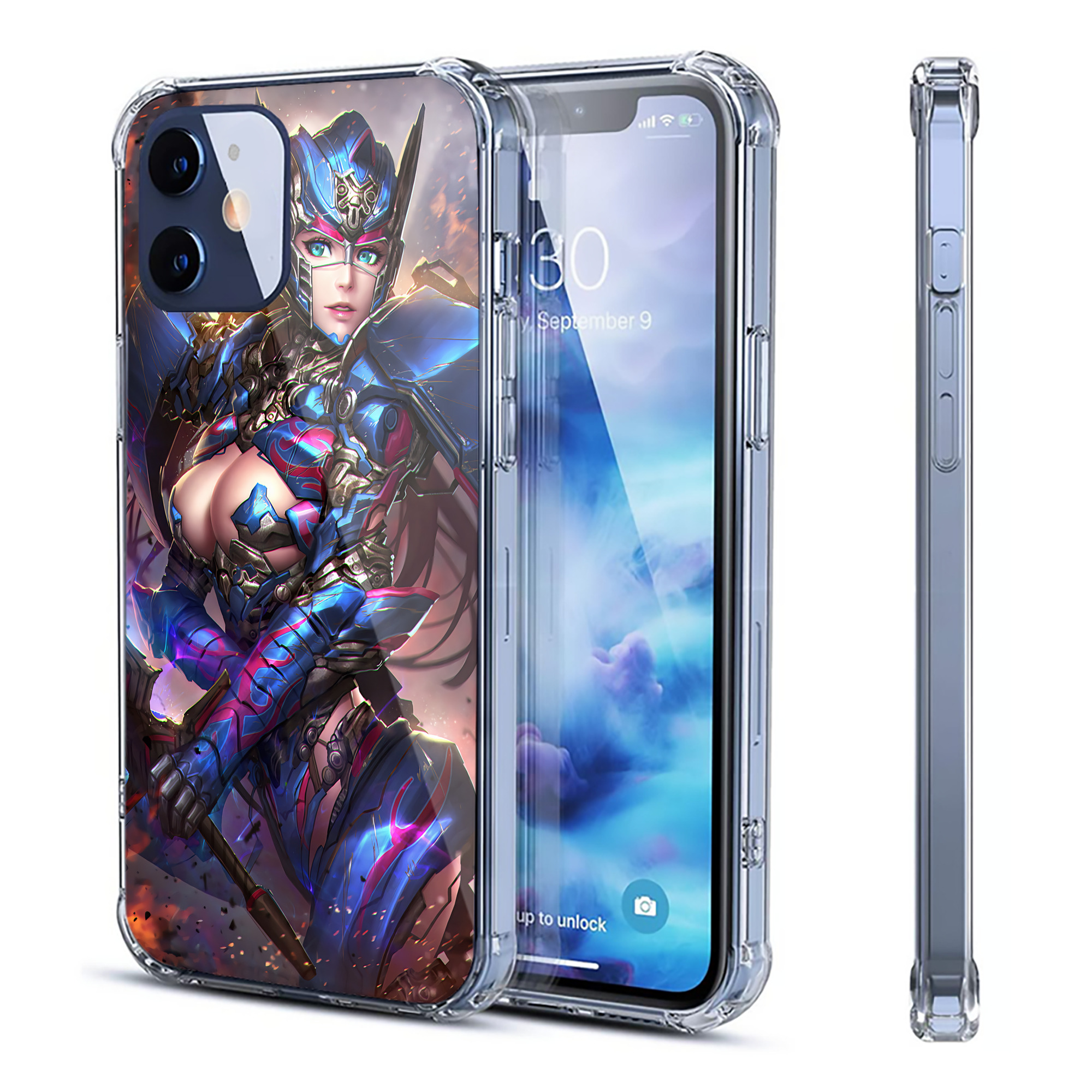 （画像用） Transformers トランスフォーマー 【iPhone 12シリーズ対応】透明スマホケース（クリアソフトケース）